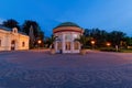 Spa architecture at night - FrantiÃÂ¡kovy LÃÂ¡znÃâº Franzensbad Royalty Free Stock Photo